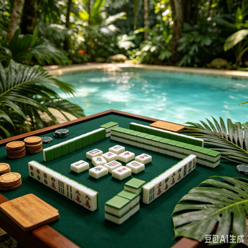 decorative mahjong tiles set