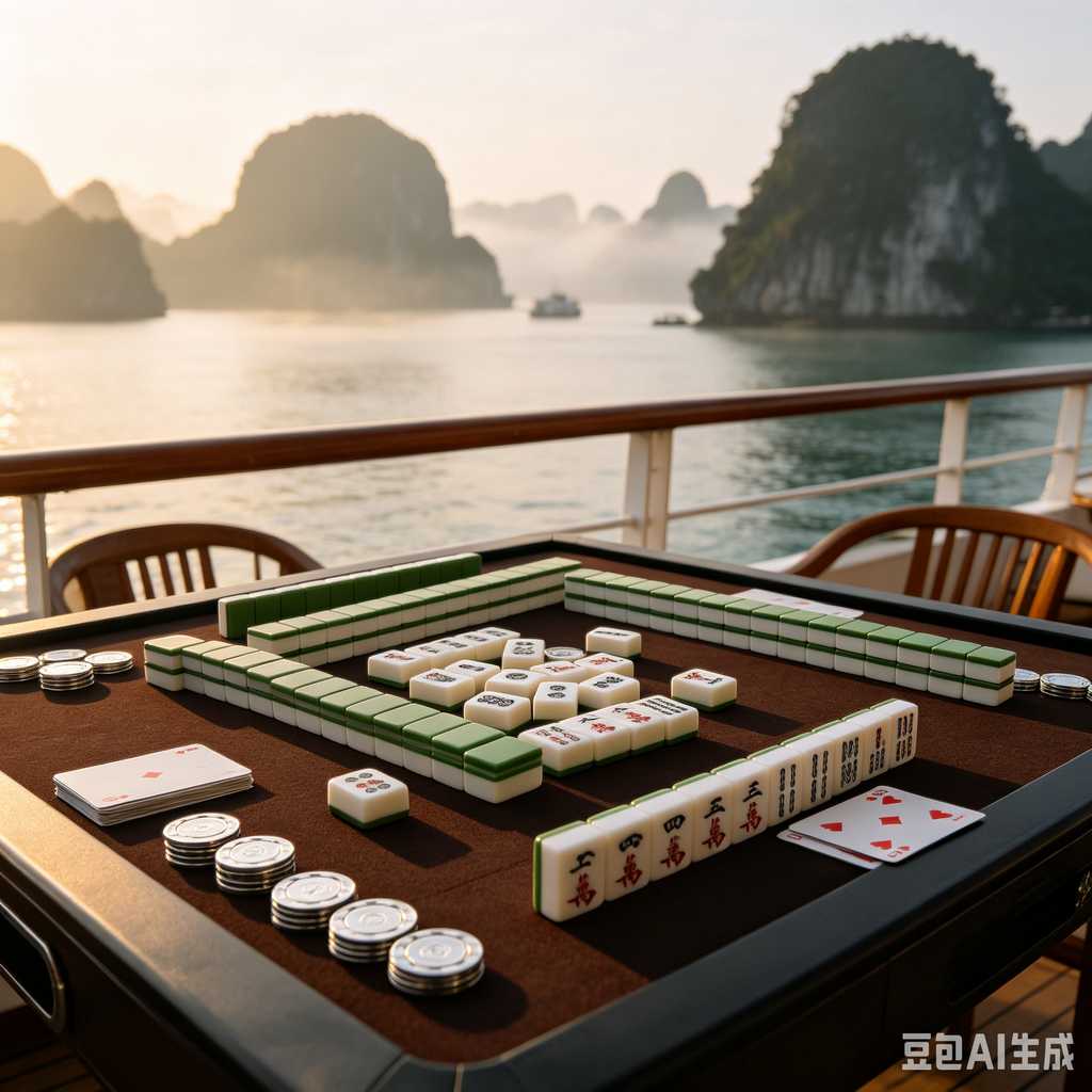 transparent mini mahjong set