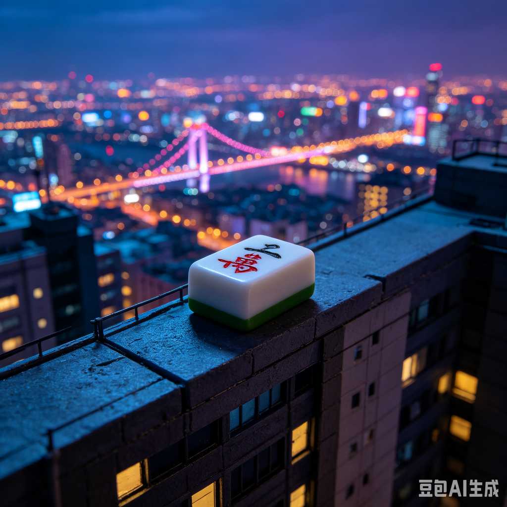 trendy color mahjong set