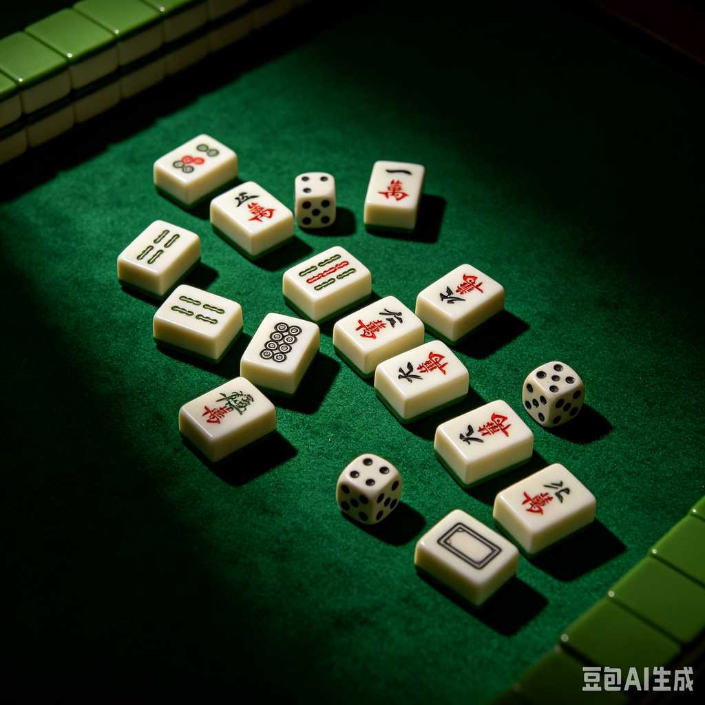 unique text mahjong tiles design