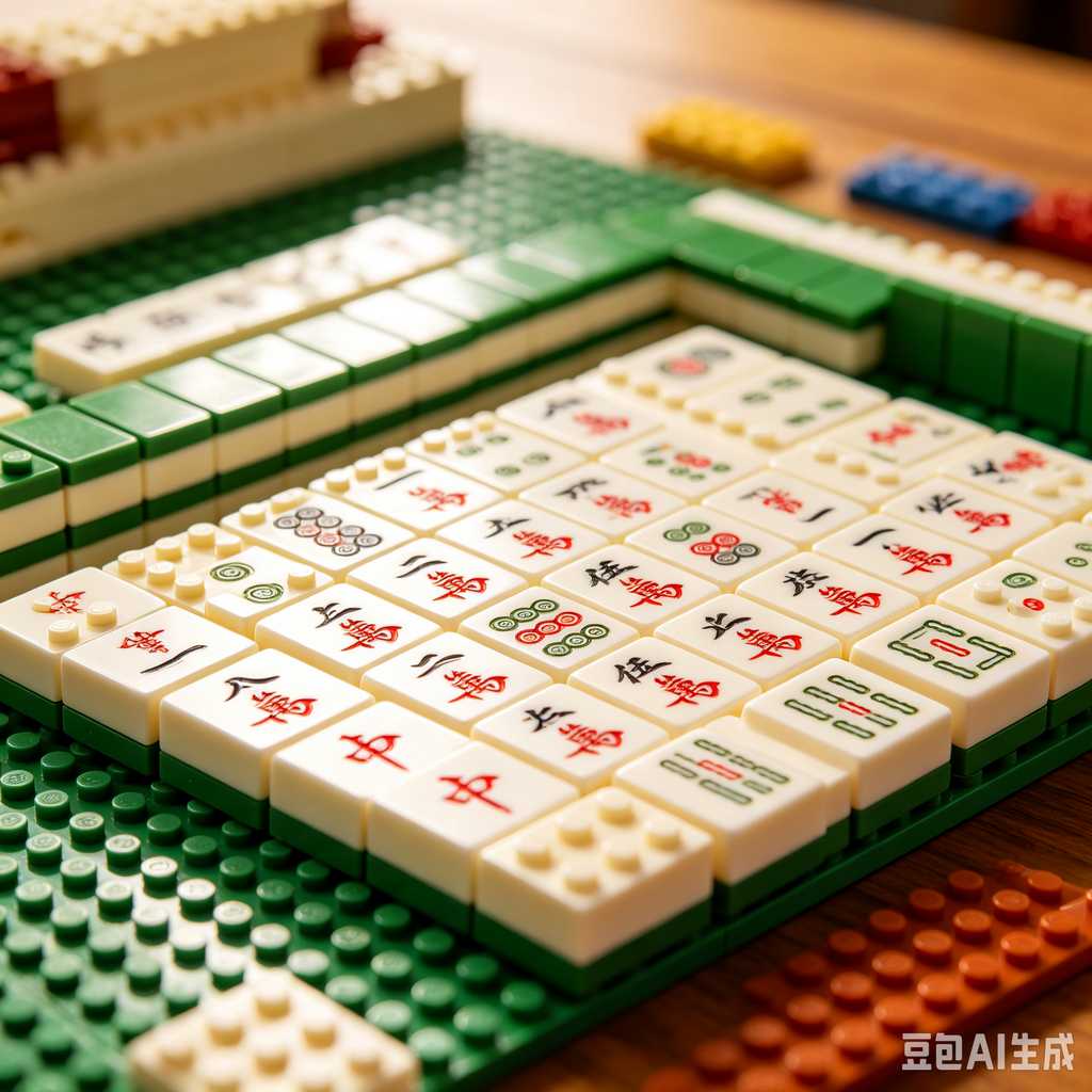 modern oriental mahjong set