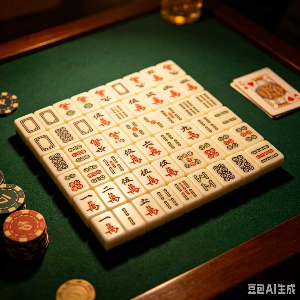 muted color mahjong set